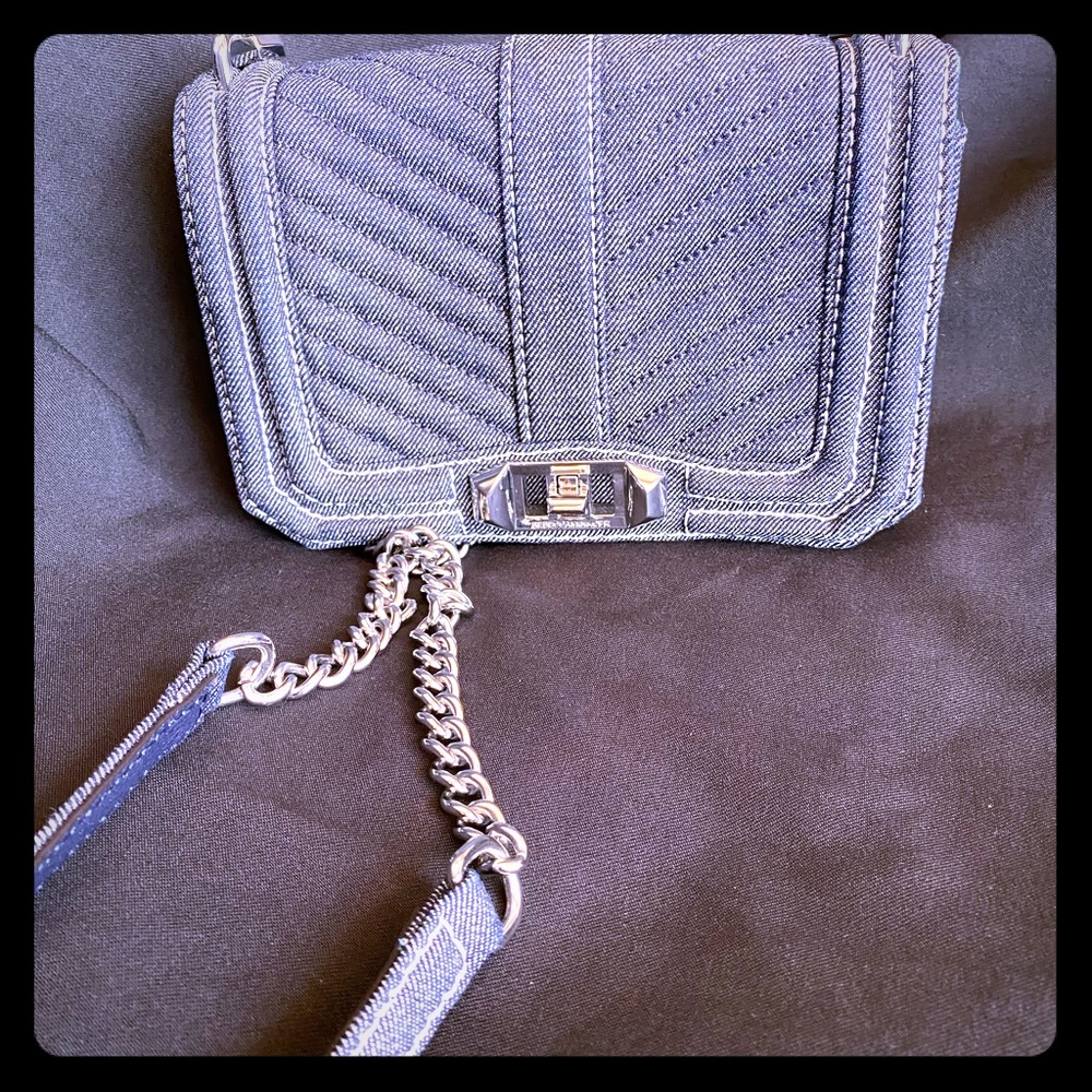 Rebecca Minkoff denim quilted perfect condition